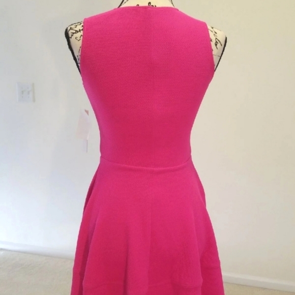 Design Lab Lord & Taylor hot pink mini dress - Picture 3 of 5